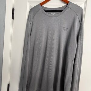 Nasty Pig Gray Performance Long Sleeve Shirt, XL
